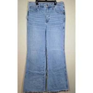Madewell 11" High Rise Flare Denim Jeans in Conwell Wash Size 32 READ DESC!